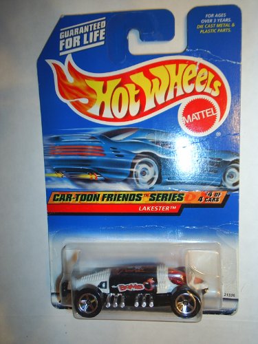 Hot Wheels Mattel 1997 Car-Toon Friends Series #4 of 4 Lakester Die Cast Car Collector #988 1:64 Scale by