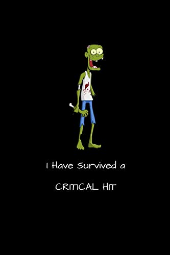 I Have Survived A Critical Hit: Role Playing Game (RPG) notebook with alternating journal paper for writing and hexagon paper for drawing maps