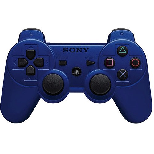 Import USA - Mando DualShock 3 Wireless, Color Azul Metálico (PS3)