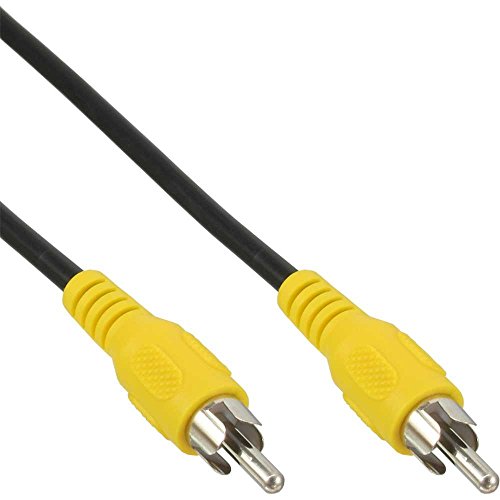 InLine 89937E cable de vídeo compuesto 7 m RCA Negro - Cables de vídeo compuesto (7 m, RCA, RCA, Negro, Níquel, Macho/Macho)