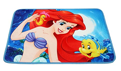 Jerry Fabrics Disney Princess 18BM071 Alfombra de baño Antideslizante con Espuma de Memoria Tamaño 40x60 cm PVC-Poliéster