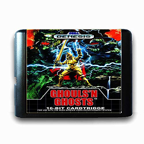 Jhana Ghouls 'n Ghosts - Tarjeta de juego Sega de 16 bits, MD para Mega Drive, para consola de videojuegos Genesis PAL USA JAP (JAP Shell)