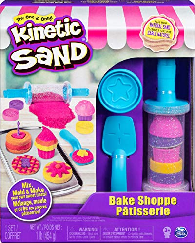 Kinetic Sand-Bäckerei Spielset, Set de panadería, 454 g de arena, multicolor (Spin Master 6045940) , color/modelo surtido