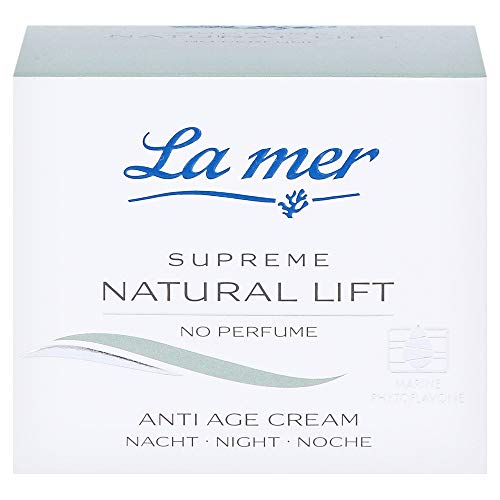 La mer Supreme Natural Lift Anti Age Cream Noche 50 ml sin perfume