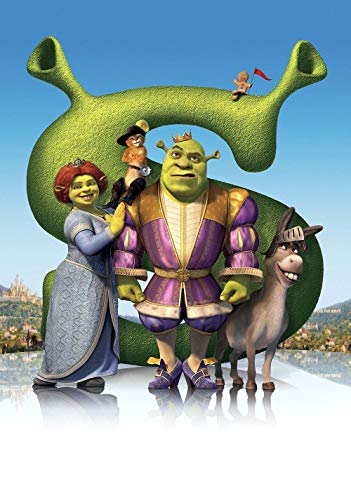 lcyab Adultos Y Niños Rompecabezas 1000 Piezas-Shrek La Tercera Película Pósters-Divertidos Juegos Y Juguetes Educativos, Rompecabezas De Decoración