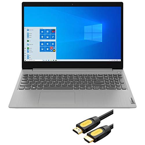 Lenovo IdeaPad 3 15.6" FHD Laptop, 10th Gen Core i3-1005G1 3.40 GHz, 8GB RAM, 256GB SSD, Webcam, WiFi, HDMI, USB 3.0, 1920x1080, Myrtix Ethernet Hub, Win 10 QWERTY US Version