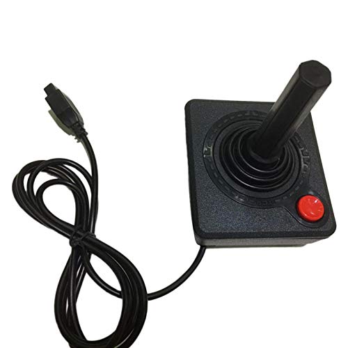 Mando 3D Joystick, controlador de juego Joystick para Atari 2600 Game Rocker con palanca de 4 vías y botón de acción único retro Gamepad