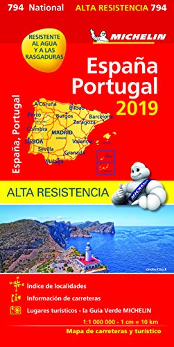 Mapa National España - Portugal "Alta Resistencia" (Mapas National Michelin)