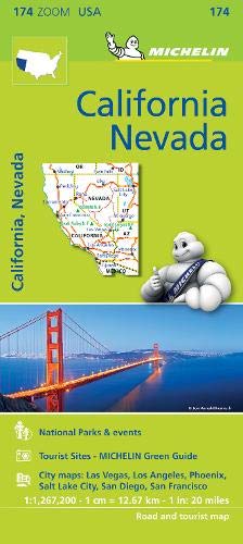 Mapa Zoom. California - Névada (Mapa Zoom Michelin)