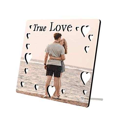Marco De Fotos True Love Personalizable Medida 20x27cm. con Tu Texto Imagen Nombre. Varios tamaños y Formas Disponibles Regalo Original
