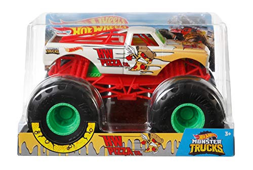 Mattel- Monster Truck 1:24 Hot Wheels Vehículos de Control Remoto (MATFYJ83)