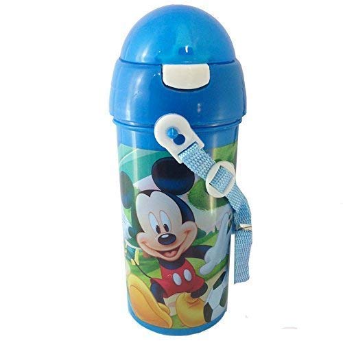 Mickey Mouse Disney Bebidas Termo Dispensador con Pajita y Cadena