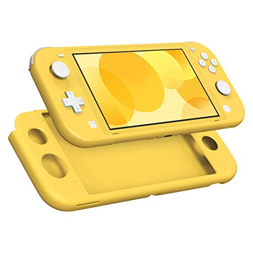MoKo Funda Compatible con Nintendo Switch Lite, Estuche de Silicona Portátil Ultra Delgado Caja Protectora de Viaje para Nintendo Switch Lite 2019 – Amarillo