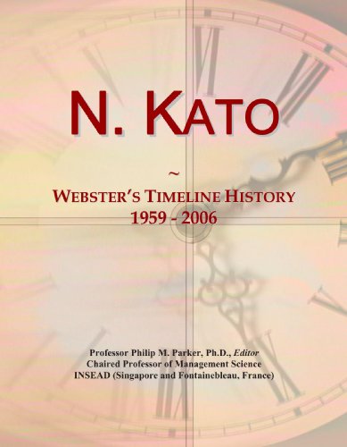 N. Kato: Webster's Timeline History, 1959 - 2006