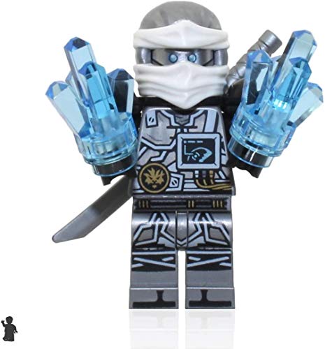 Ninjago LEGO Minifigura Manos del tiempo – Zane (edición limitada con espada y cristales)