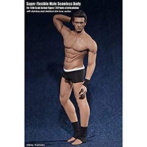 OBEST NIU PL2016-M33 1/6 Figura Cuerpo Inconsútil Flexible Estupendo Masculino con el Esqueleto del Metal (Cabeza No Incluida)
