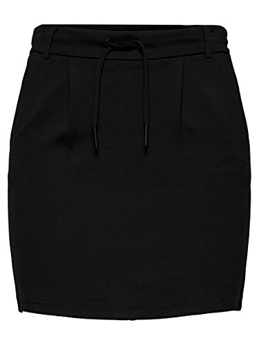 ONLY NOS Onlpoptrash Easy Skirt Pnt Noos Falda, Negro Black), 44 (Talla del fabricante: XX-Large) para Mujer