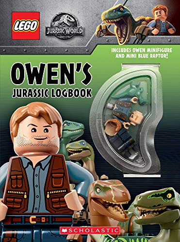 Owen's Jurassic Logbook (wth Owen minifigure and mini Blue Raptor) (LEGO Jurassic World)