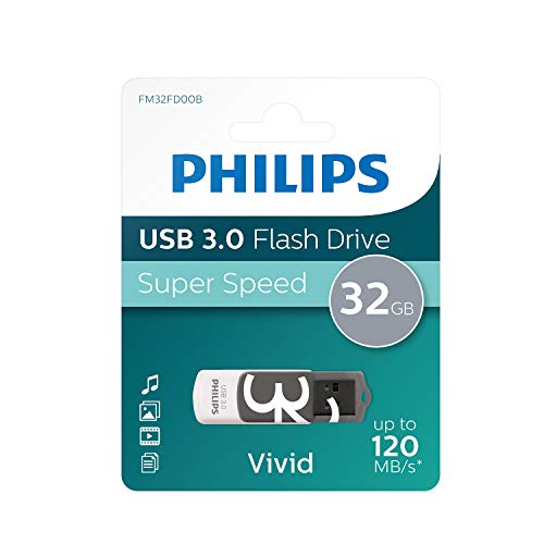 Philips Cartucho de Alta Velocidad 32 GB Memoria Flash USB 3.0 - Naranja