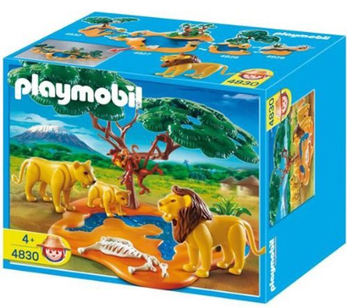 PLAYMOBIL 4830 - Familia de Leones y Monos