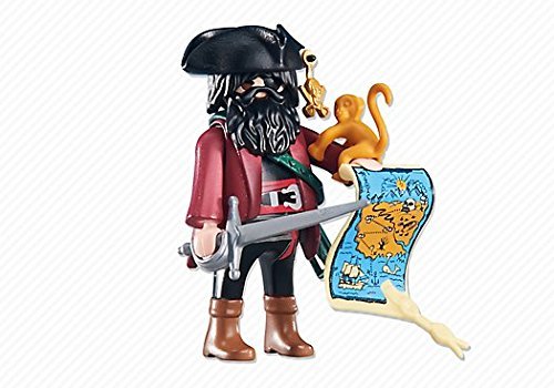 Playmobil 6433. Capitan Pirata con mono y mapa