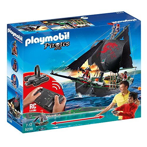 PLAYMOBIL Piratas - Barco Pirata con Control Remoto (5238)