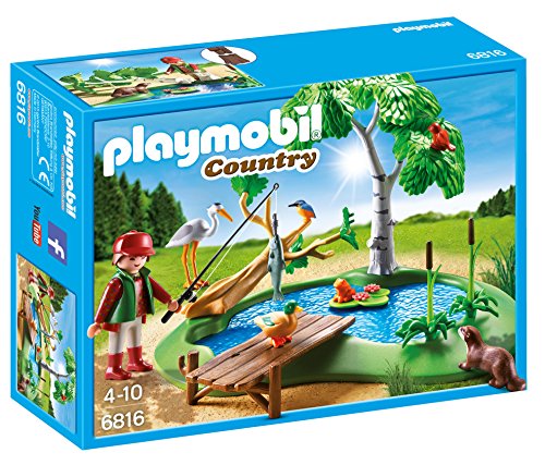 Playmobil Vida en el Bosque - Country Lago con Animales Playsets de Figuras de jugete, Color Multicolor (Playmobil 6816)