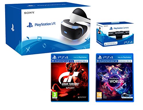 Playstation VR + GT Sport Pack Gran Turismo Sport + VR Worlds + Camara V2
