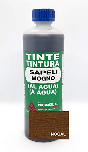 Promade - Tinte al agua para madera 500 ml (Nogal)