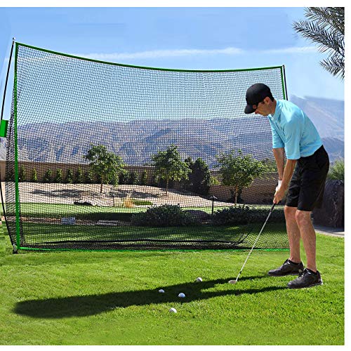 Qdreclod Red de práctica de Golf Net Plegable 3M X 2M Red Golf Practica Red de Entrenamiento de Golf al Aire Libre Interior con Bolsa de Transporte (Verde Negro 3M X 2M)