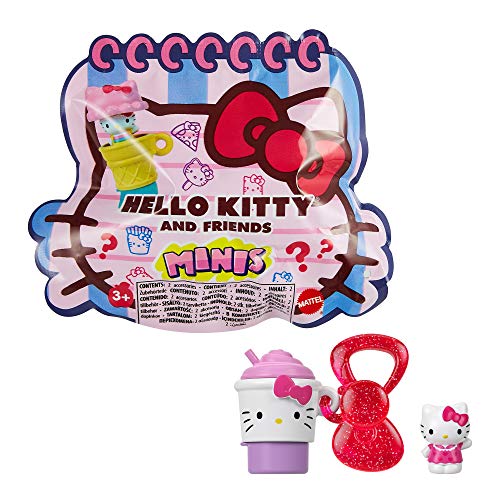Sanrio Hello Kitty Mini Figuras Coleccionables con un lápiz y un llavero (Mattel GVB10)