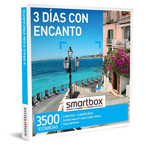 Smartbox - Caja Regalo Amor para Parejas - 3 días con Encanto - Ideas Regalos Originales - 2 Noches con Desayuno para 2 Personas