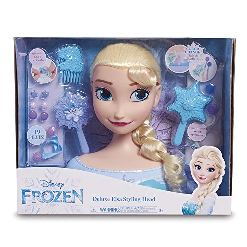 STYLING HEAD Disney Elsa Busto Deluxe com 18 Accesorios para maquillarla y peinarla
