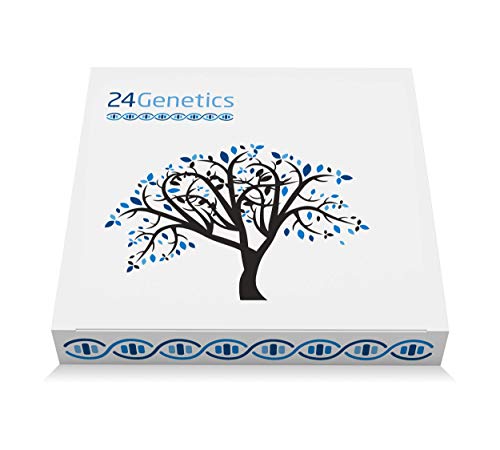 Test de ADN 24Genetics 6 en 1: 400 rasgos únicos acerca de Salud, Nutrigenética, Deporte, Cuidado de la Piel, Farmacogenética y Ancestros