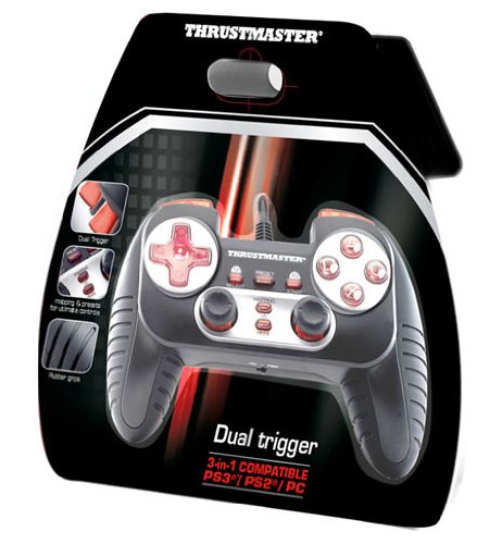 ThrustMaster PS3 PS2 PC Gamepad Dual Trigger - THR [Importación Italiana]