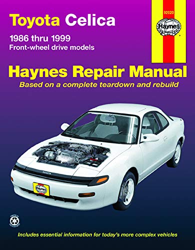 Toyota Celica FWD (86 - 99): 1986-1999 (Haynes Automotive Repair Manuals)