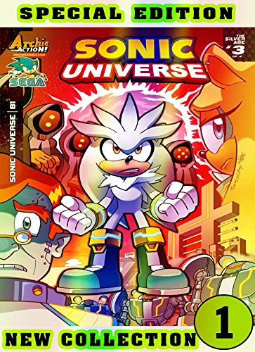 Universe Sonic Collection: Book 1 2020 Edition Great Cartoon Comic Adventure Of Sonic For Boys, Children (English Edition)