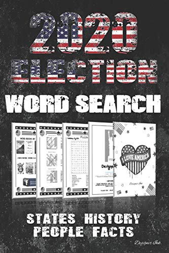 USA Word Search: STATES - PEOPLE - HISTORY - FACTS. 101 America Puzzles & Art Interior. Larger Print, Fun Easy to Hard Words for ALL AGES. Stars and Stripes.: 2 (WSO4)