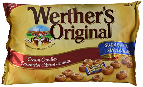 Werther'S Original - Caramelos clásicos de nata - Sin azúcar - 1000 g