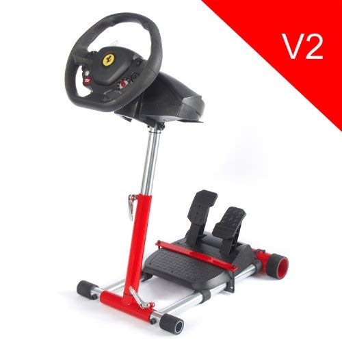 Wheel Stand Pro for Thrustmaster T80 /T100 /F458 /F430 /RGT wheels - V2 ROSSO