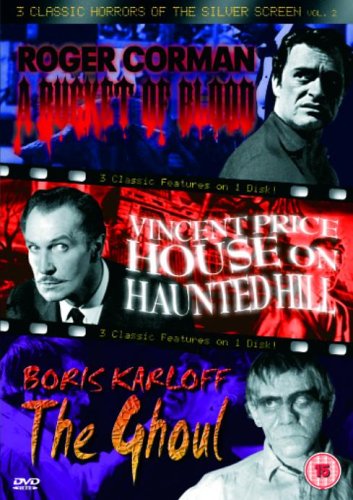 3 Classic Horrors Of The Silver Screen - Vol. 2 - A Bucket Of Blood / House On Haunted Hill / The Ghoul [DVD] [Reino Unido]