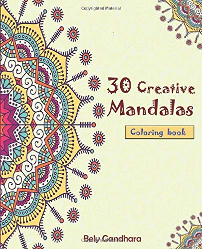 30 Creative Mandalas: Coloring book