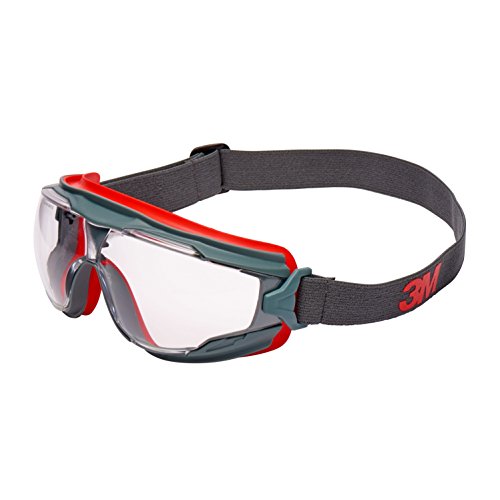 3M GG501SGAF Gafas Panorámicas GOGGLE GEAR 500 ventilación indirecta, PC ocular incoloro, recubrimiento SCOTCHGARD 1 gafa/bolsa