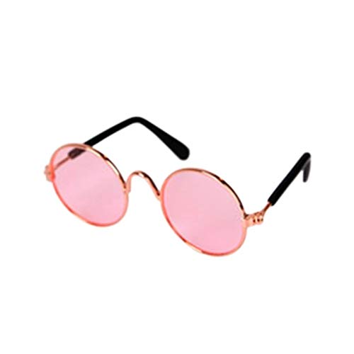 8x7.3cm Pink 1pc Lovely Pet Cat Glasses Dog Glasses Pet Products For Little Dog Cat Eye-wear Dog Sunglasses Photos Pet Accessories