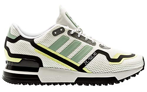 adidas originals ZX 750 HD, Footwear White-Green Tint-Core Black, 5