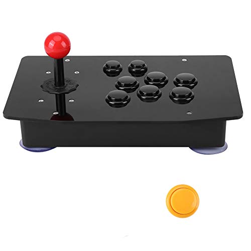 Arcade Fight Stick, USB2.0 Controlador de joystick de lucha de juegos de arcade, Controlador de juegos clásicos Zero Delay Botones de palanca de mando para Arcade PC WIN7/8/10