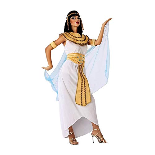 Atosa-70025 Disfraz Egipcia, color blanco, M-L (70025)
