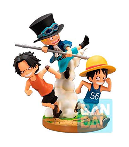 Banpresto-BP16000 Figura de Accion, One Piece, Bonds of Brothers, Sabo, Luffy y Ace, Color (Bandai BP16000)