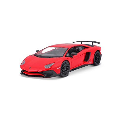 Bburago - Lamborghini Aventador, Rojo (18-21079)