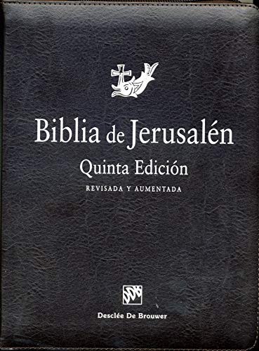 Biblia de Jerusalén: 5ª edición Manual totalmente revisada - Modelo con cremallera